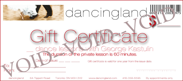 Dance Gift Certificates for any occasion! Birthday gift, Retirement gift, Engagement gift, Wedding gift, Anniversary gift, Graduation present, Mother’s Day Gift, International Women’s Day present