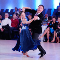 Melina and George competitive dance performance